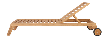 LUNA - Teak sun lounger by Traditional Teak - view 3